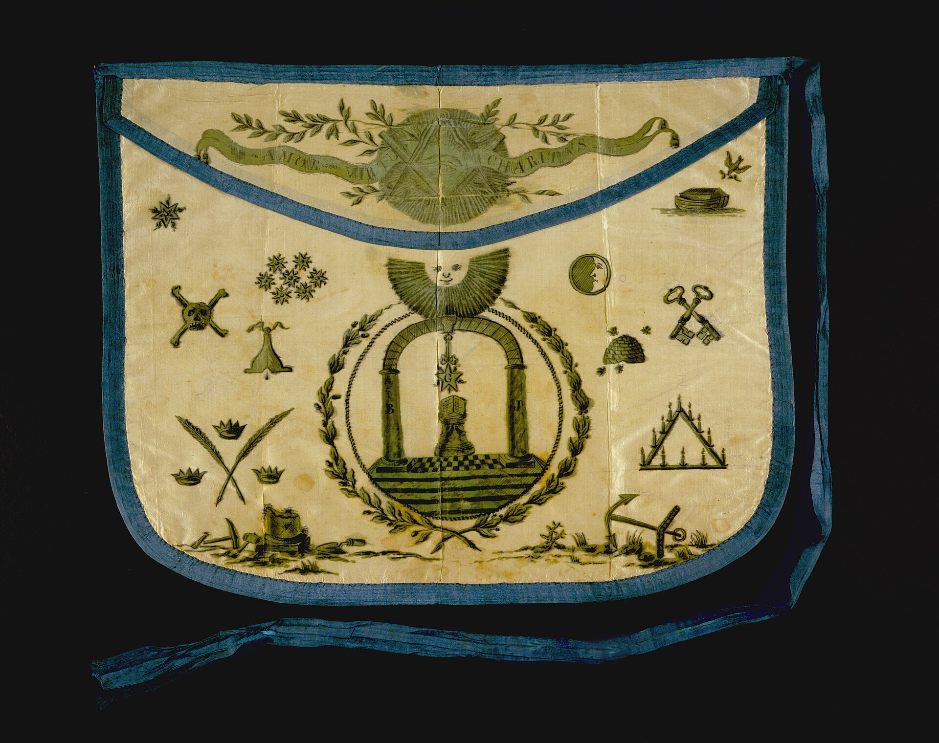 The Masonic apron of Meriwether Lewis