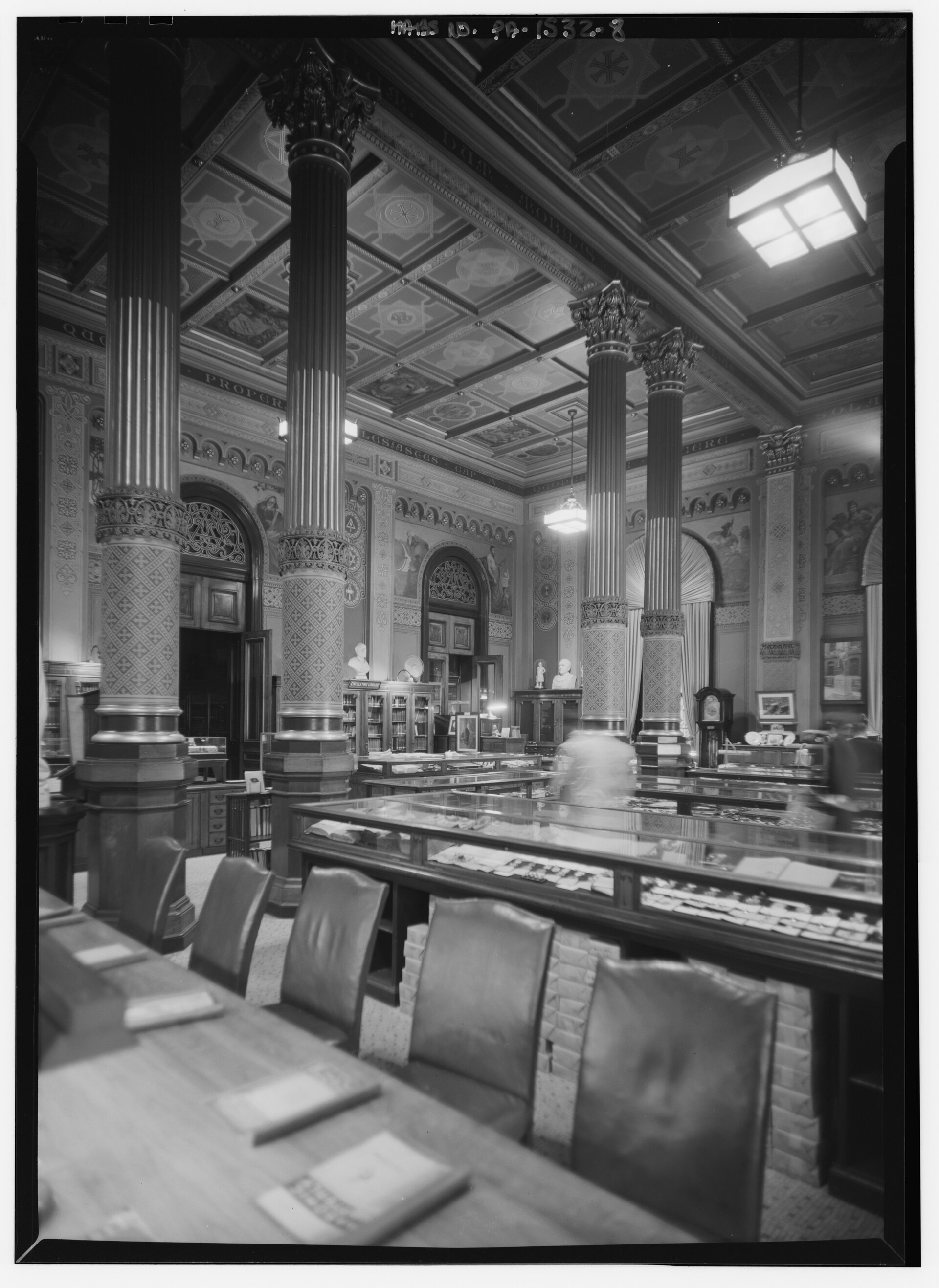 The library of the Masonic Temple, Philadelphia