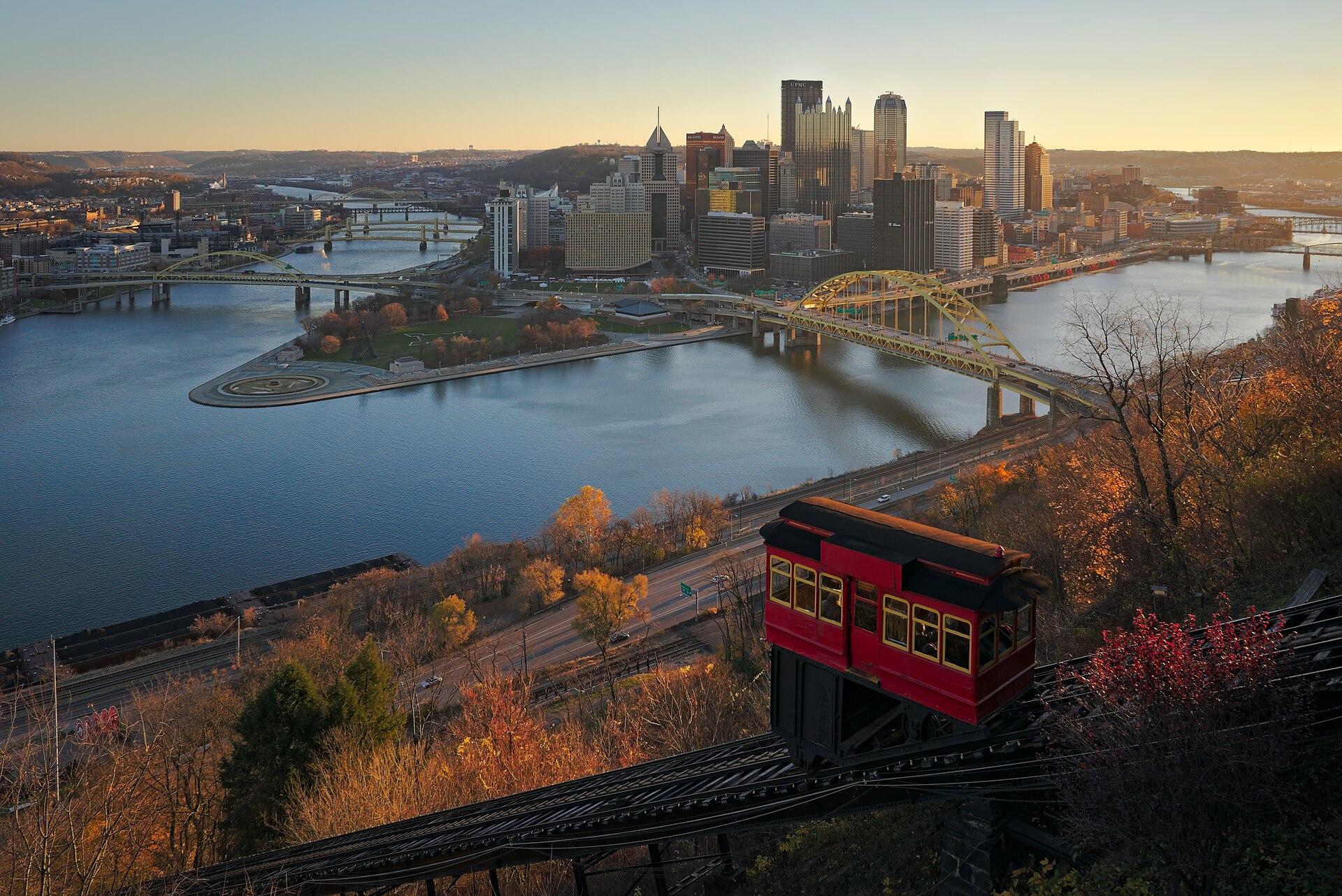 Downtown Pittsburgh from the Duquesne Incline