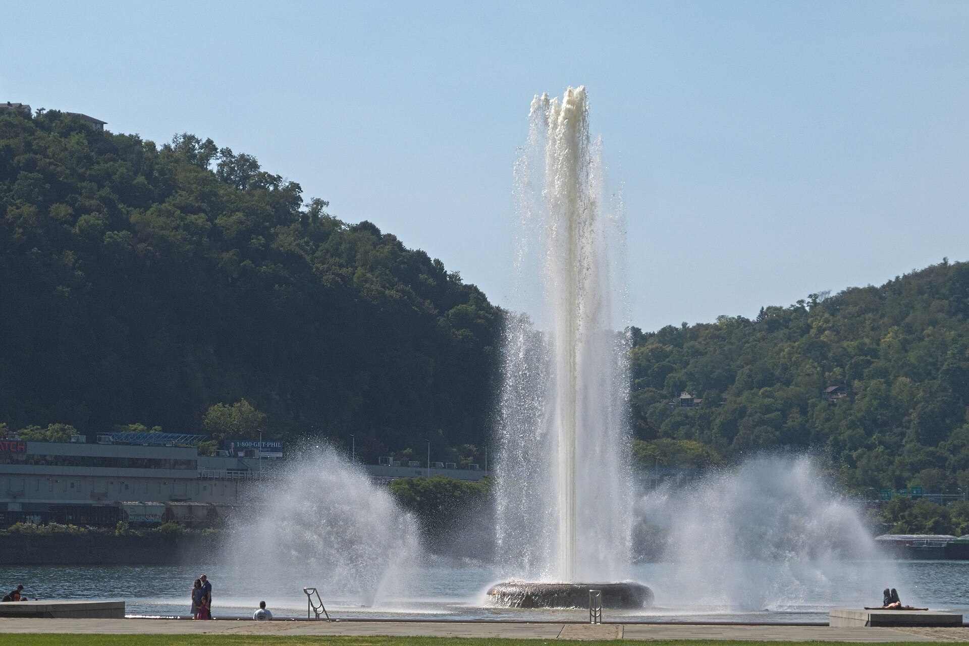 The fountain at Point State Park, Pittsburgh